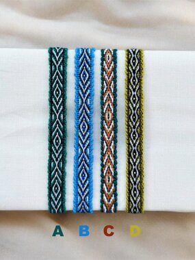 Handwoven Boho Woven Bracelet, Earth Tones, Summer Beach Bracelet Stack Traveler